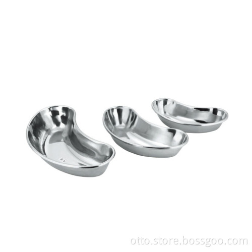 stainless steel kidney-shaped tray (Deep)